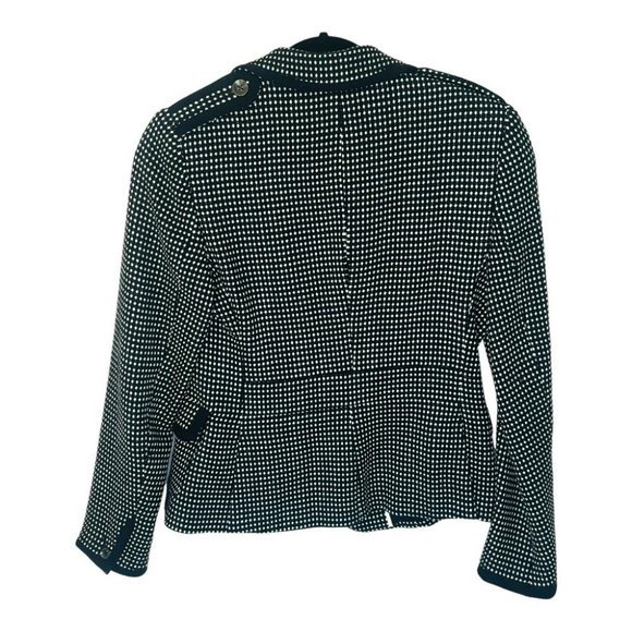 Rag & Bone Wool Micro Dot Black Blazer SZ medium - Picture 2 of 10